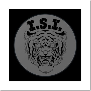 ISI grey circle logo Posters and Art